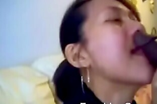 chinese milf quick blowjob