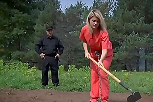 Humiliated submissive stripped in prison