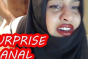 PAINFUL SURPRISE ANAL WITH MARRIED HIJAB WOMAN !