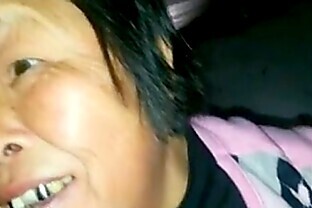 Old Asian Granny Caught Fucking on Cam - More on