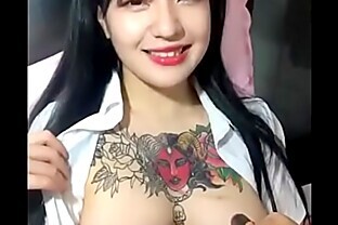 KOREAN Pigtails Caught at Public