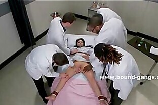 Doctor and patient brutal group sex
